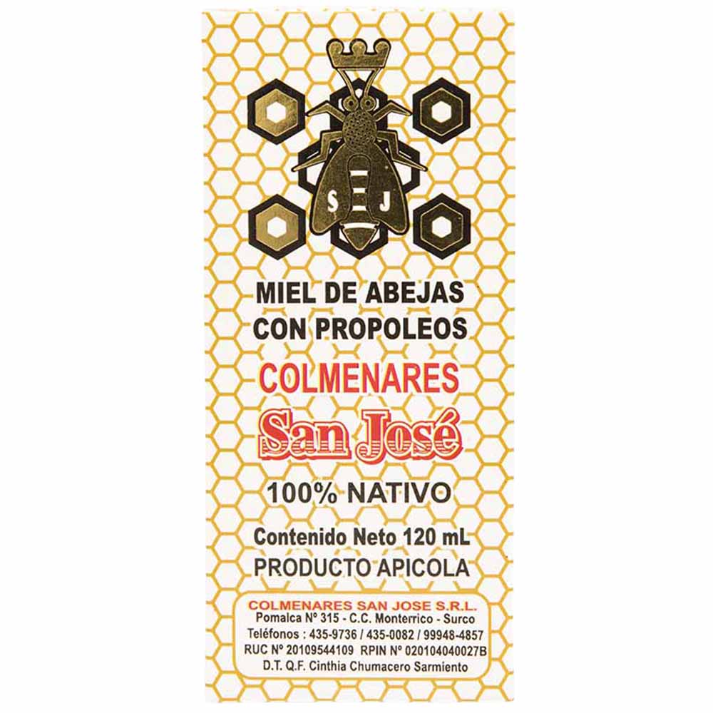 Propóleo San JosÉ En Miel De Abeja Caja 120ml Plazavea Supermercado 9663