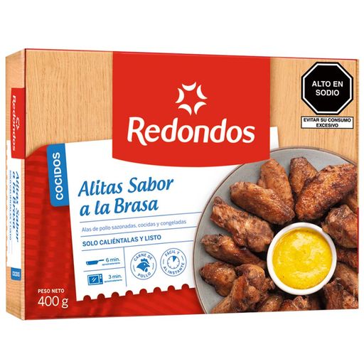 Alitas sabor a la Brasa REDONDOS Caja 400g | plazaVea - Supermercado