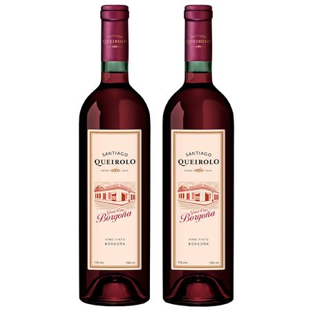 gloria Definitivo T Vino Tinto SANTIAGO QUEIROLO Borgoña Semiseco Botella 750ml Pack 2un |  plazaVea - Supermercado