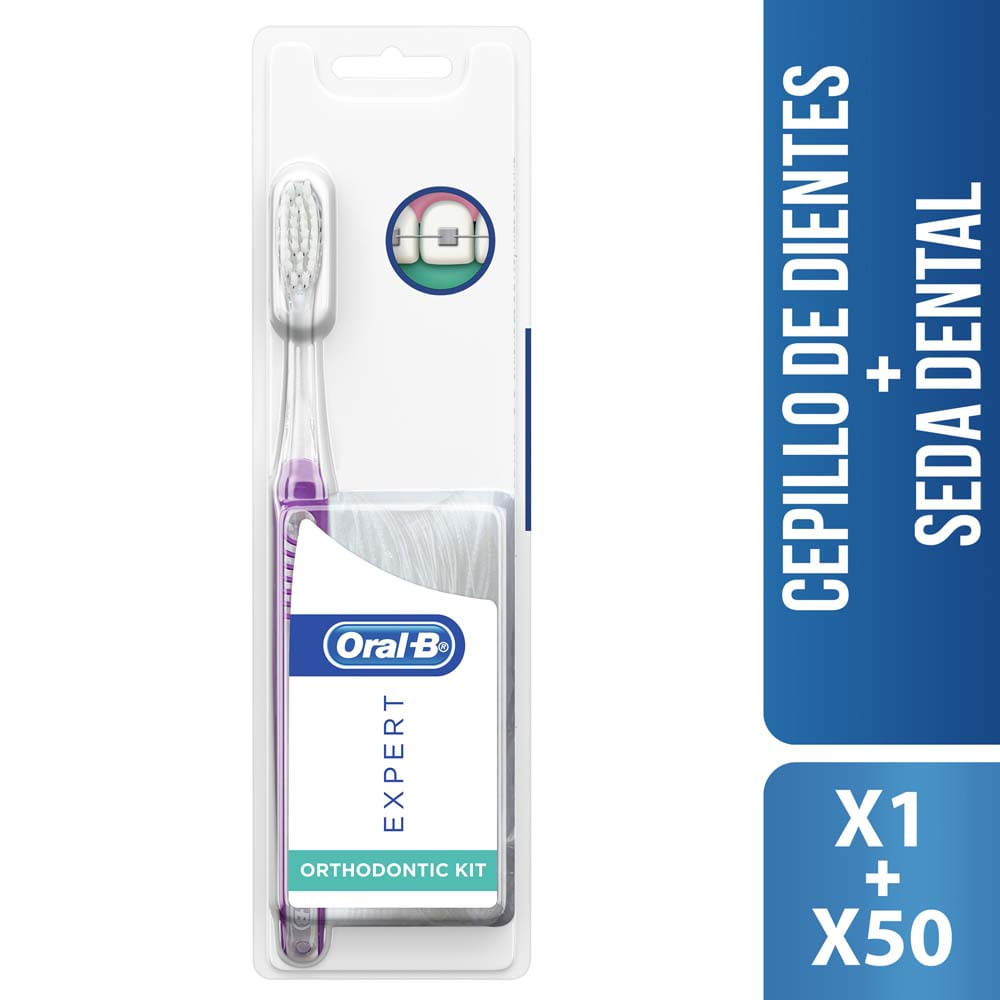 Kit Oral B Cepillo Dental Expert Seda Dental Blister 1un Plazavea