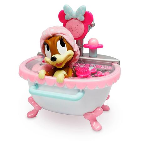 Playset Disney Store Perrita Fifi en la Bañera Minnie Mouse