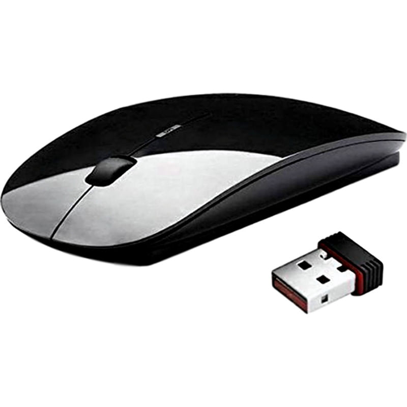 Mouse Inalámbrico Slim 4D - Negro