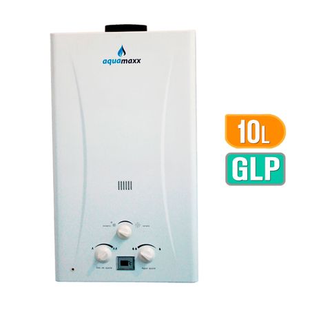 Calentador a gas GLP 10 litros Aquamaxx