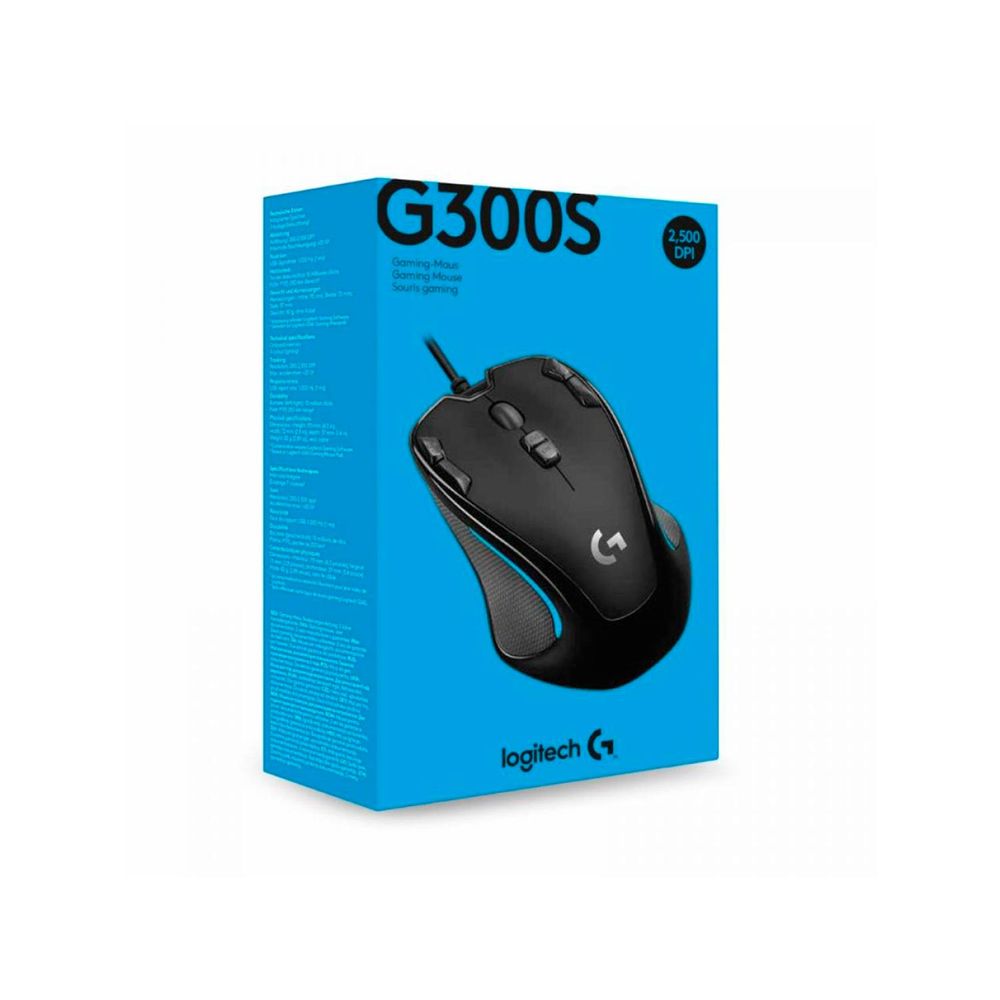Mouse Gamer Logitech G300S Optical Usb Black | plazaVea - plazaVea