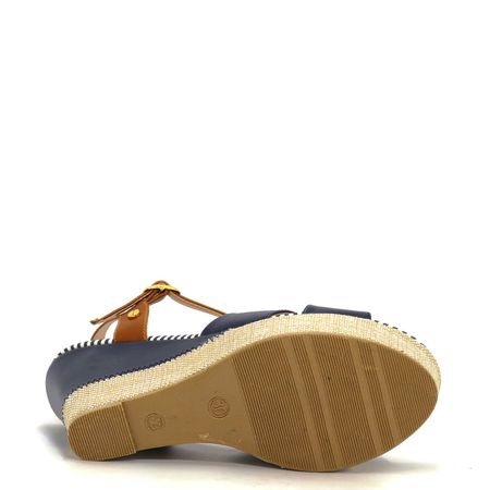 Sandalias para Mujer Ariana IS22-72 Azul Talla 39