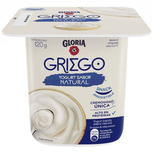 Sabor insuperable de Yogurt Griego Gloria. 
