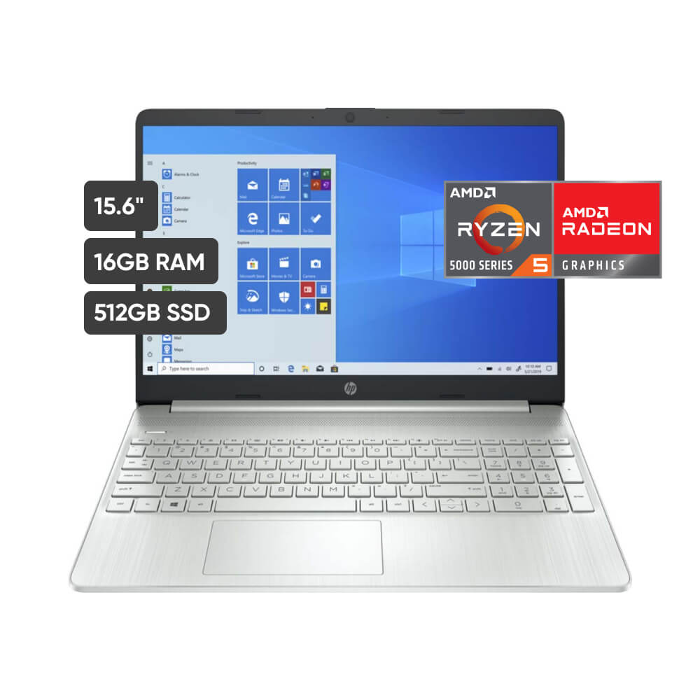 Laptop Hp 15 Ef2501la 156 Amd Ryzen 5 5000 Series 16gb 512gb Ssd Plazavea Supermercado 5247