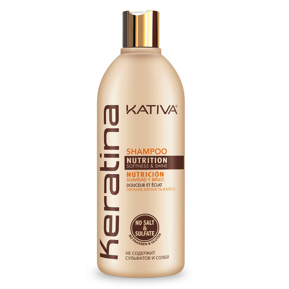 Shampoo KATIVA Keratina Frasco 500ml plazaVea Supermercado