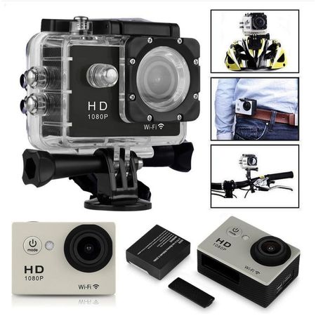 Camara Deportiva Go Pro Full Hd 1080p. Acuatica Sumergible Mini Dv