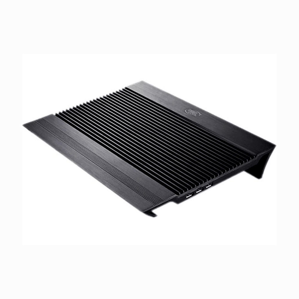 Cooler De Aluminio Deepcool N8 Para Laptops De Hasta 17 Pulgadas Negro