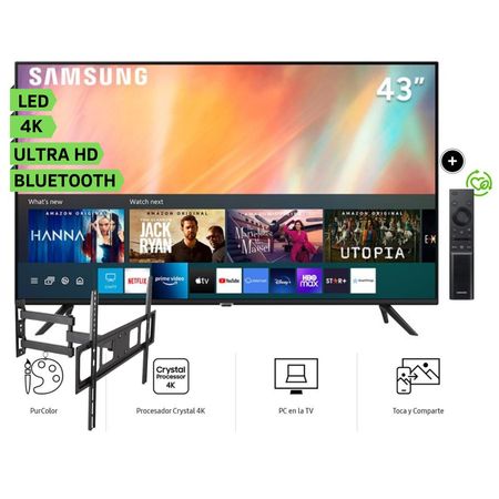 Televisor Samsung LED Smart TV Crystal Ultra HD 4K 43