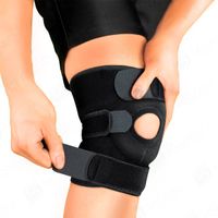 Rodillera Ortopédica de Neopreno Talla Estándar Negro