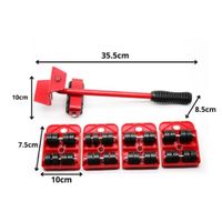 Elevador Deslizador para Transportar Muebles Pesados - kit de mudanza