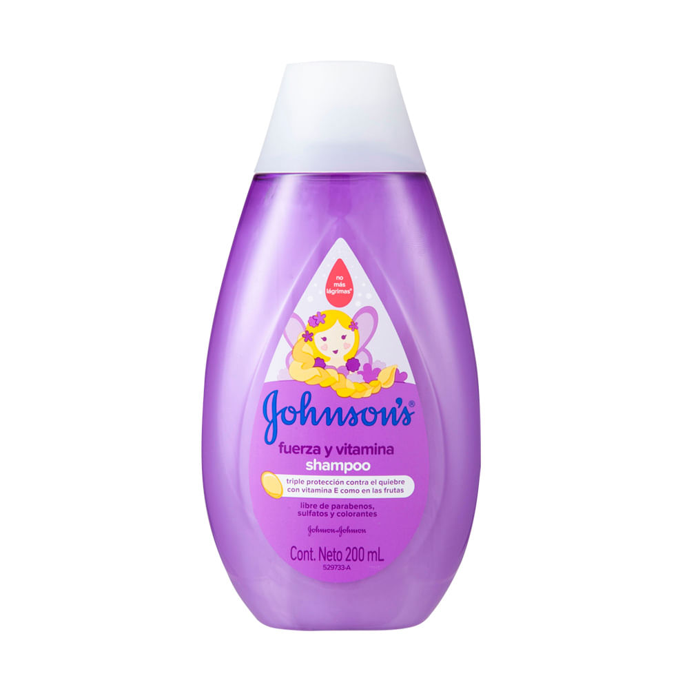 Shampoo para Bebé JOHNSON'S BABY Fuerza y Vitalidad Frasco 200ml