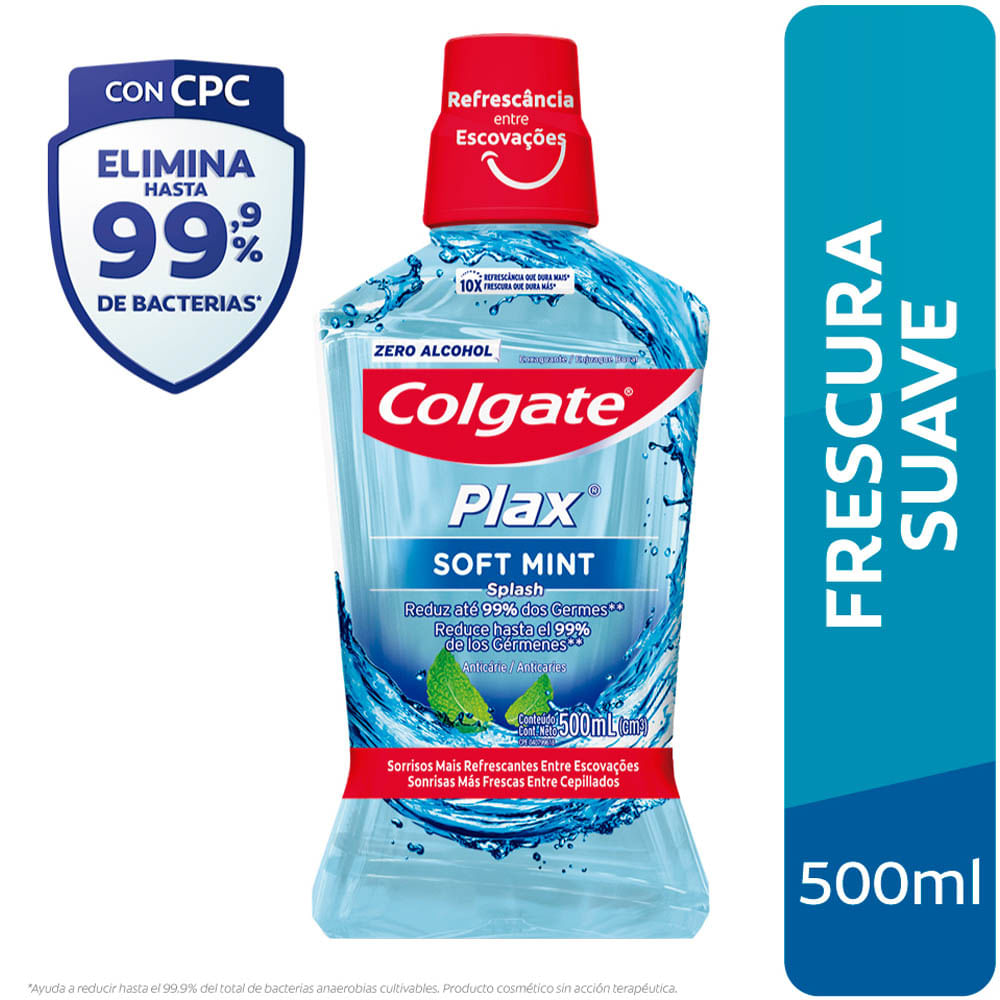 colgate plax soft mint 500ml