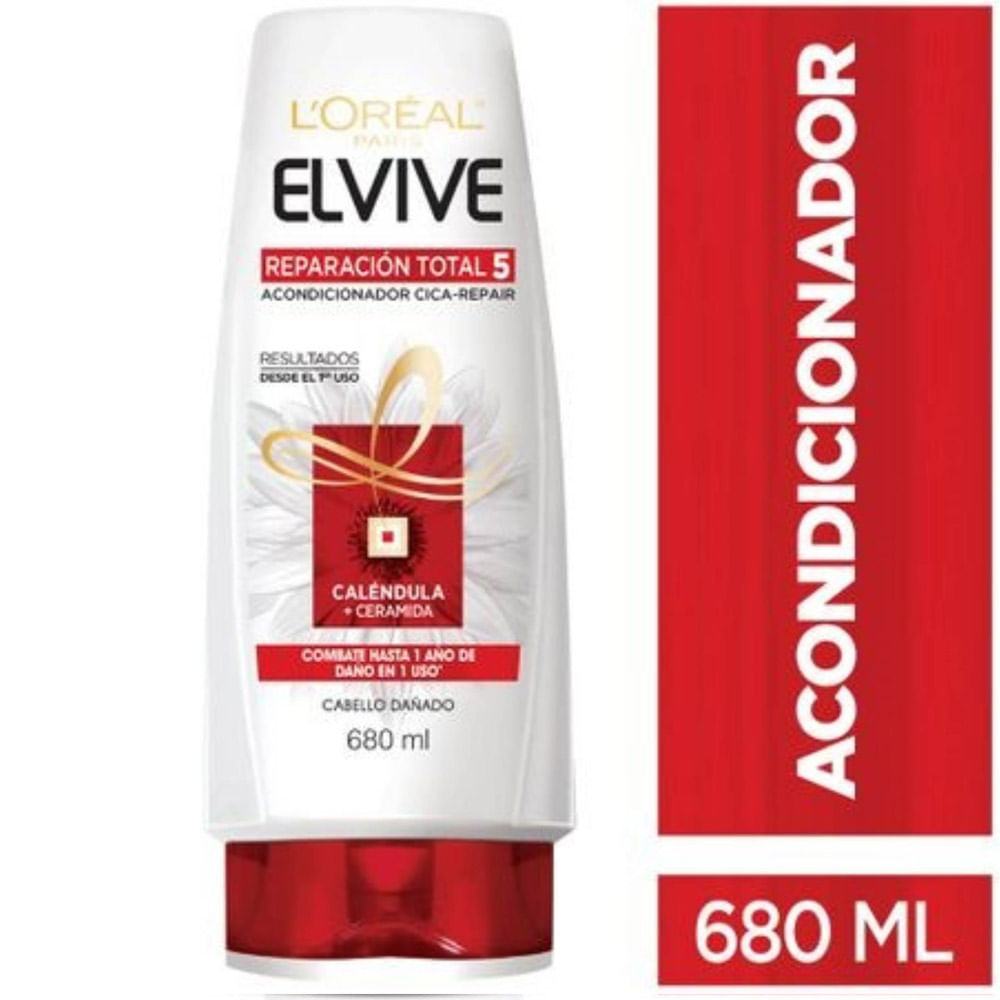 Acondicionador ELVIVE RT5 Cica Repair Frasco 680ml