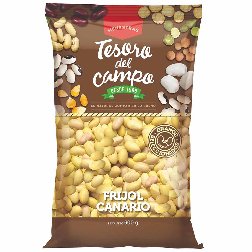 Frejol Canario TESORO DEL CAMPO Bolsa 500g