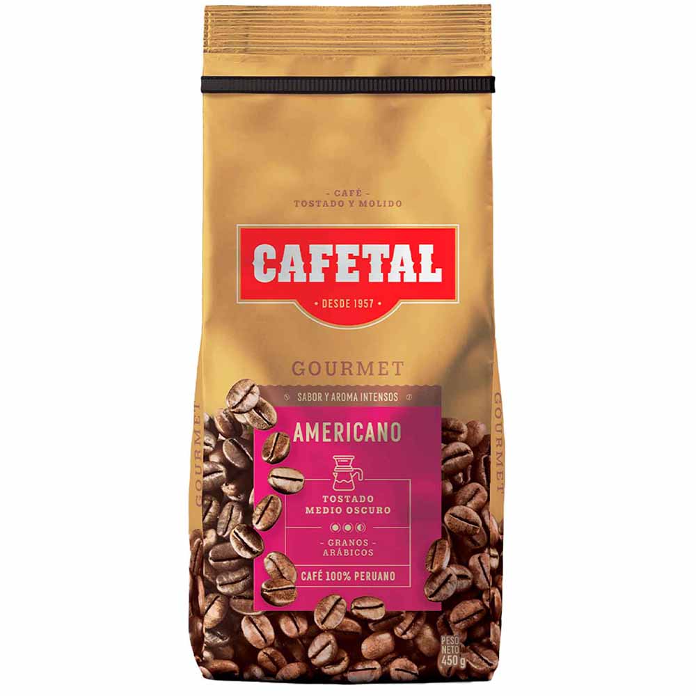 Café Gourmet Americano CAFETAL Bolsa 450g