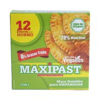 Masa Hojaldre para Hornear MAXIPAST Caja 12un