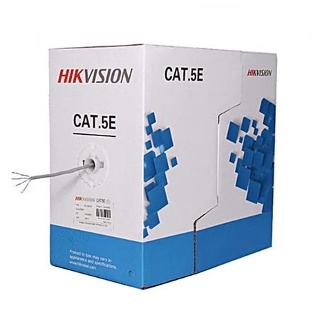 Rollo Cable de Cobre Cat 5e HIKVISION DS-1LN5E EE AWG 25 305 Metros