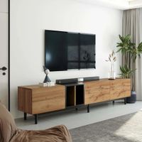 Mesa de TV Moderna Togo Marrón 195cm