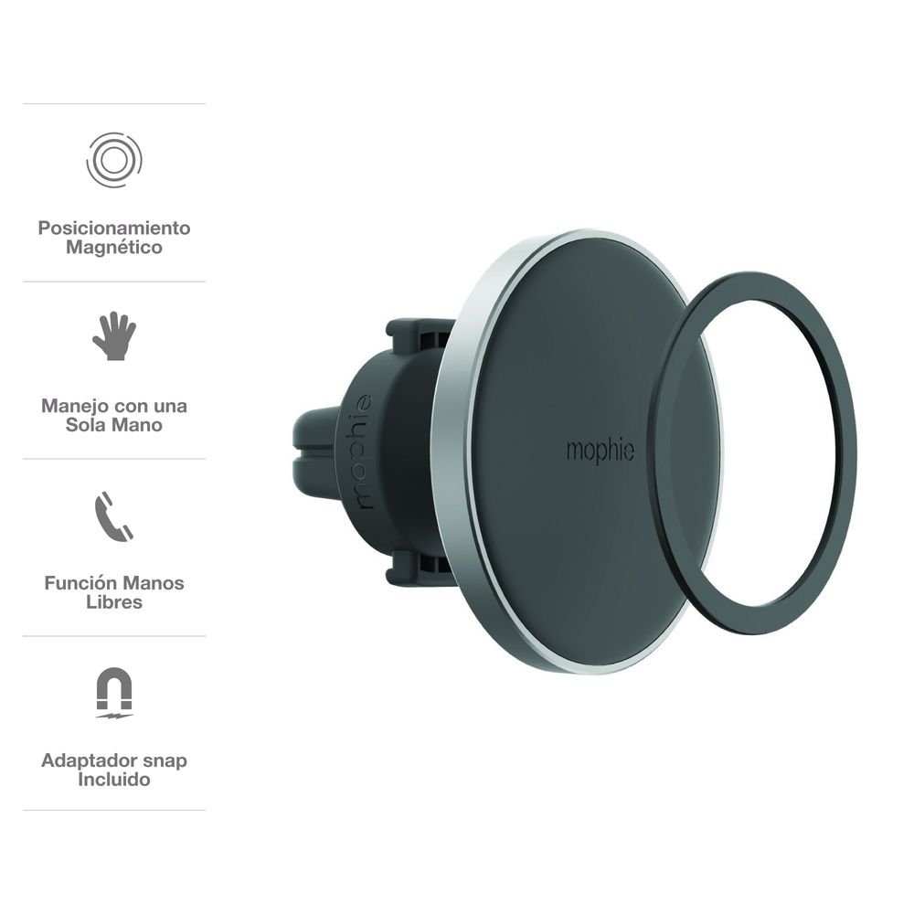 Soporte para auto Mophie Snap Vent Mount compatible con MagSafe
