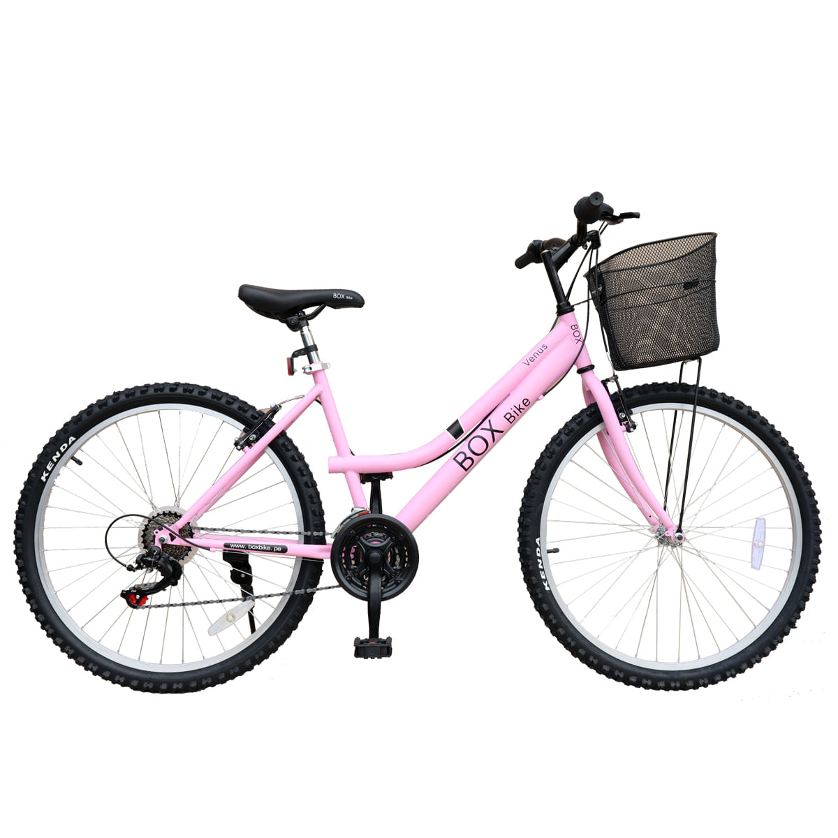 Tiempo de día salario Cesta Bicicleta Box Bike MTB para Dama con Shimano Aro 26 Rosado | plazaVea -  Supermercado