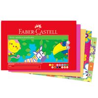 Block de Cartulinas Platificadas FABER CASTELL Caja 18Hojas