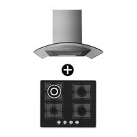 COMBO Cocina empotrable Florencia 60cm + Campana decorativa Amber 60cm
