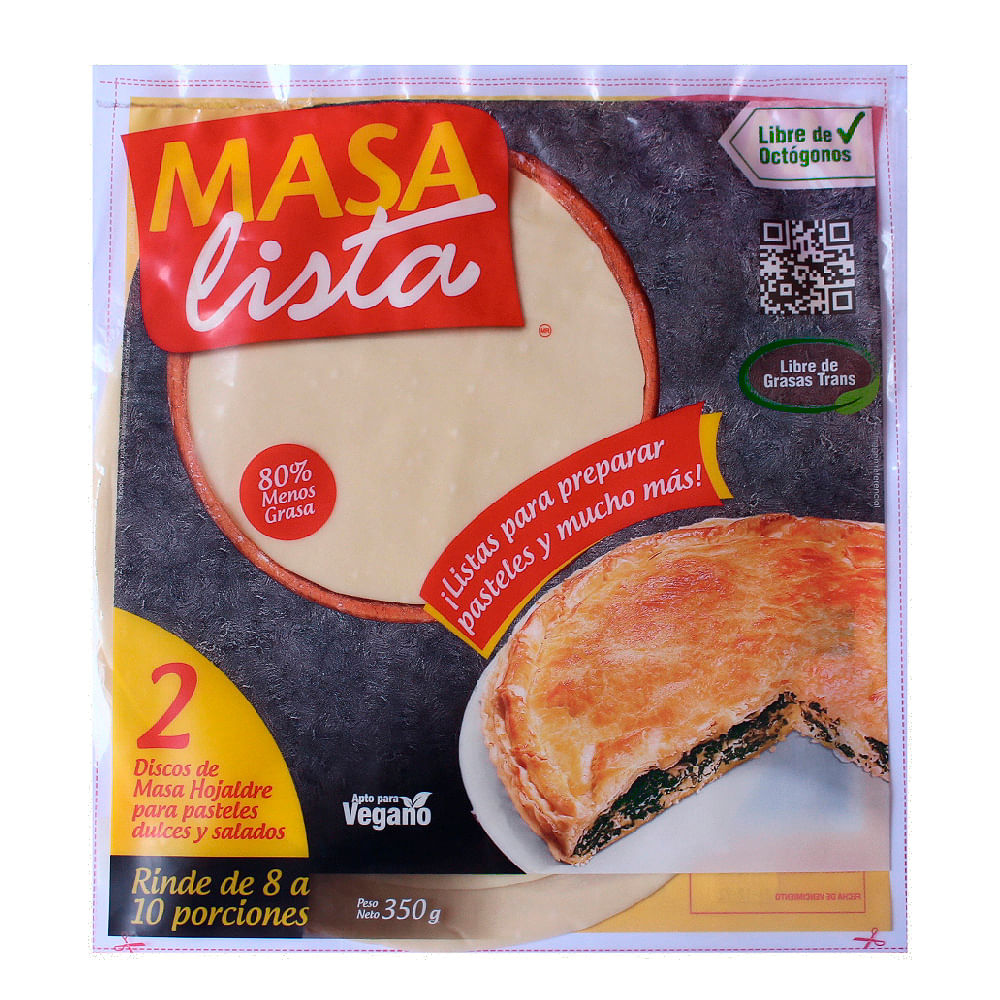 Masa Hojaldre MASA LISTA Bolsa 350g