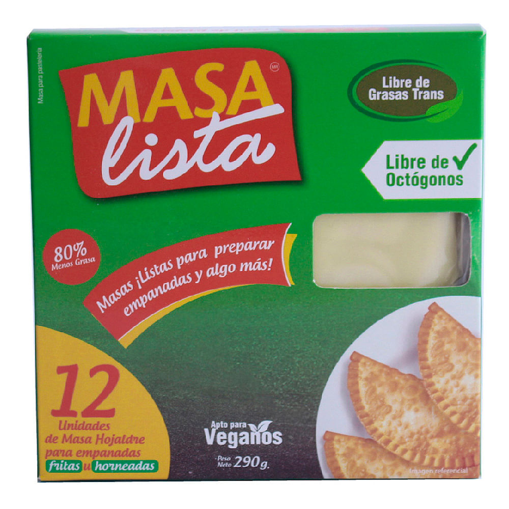 Masa Empanada para Freír MASA LISTA Caja 290g