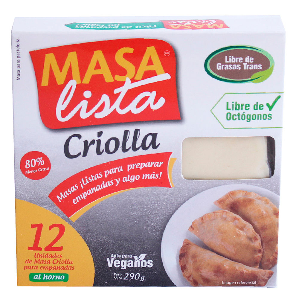 Masa Criolla MAXIPAST Criolla Caja 290g