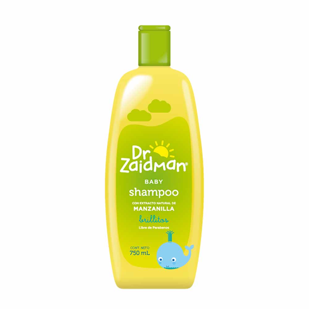 Shampoo para Bebé DR ZAIDMAN Manzanilla Botella 750ml Supermercado