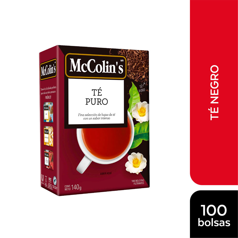 Té Puro MC COLIN'S Caja 100un
