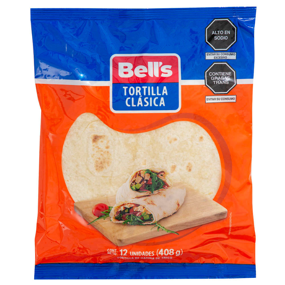 Tortilla de Trigo BELL'S Bolsa 12un