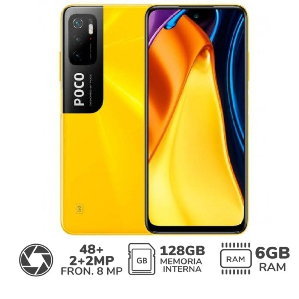 Celular Xiaomi Poco M3 Pro 5g Nfc 128gb6gb Amarillo Plazavea Supermercado 0647