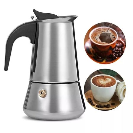 Cafetera Italiana ESPRESSO MAKER para 12 Tazas Acero Inoxidable | plazaVea  - Supermercado