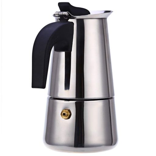 Cafetera Italiana para 12 Tazas Acero Inoxidable Espresso Maker GENERICO