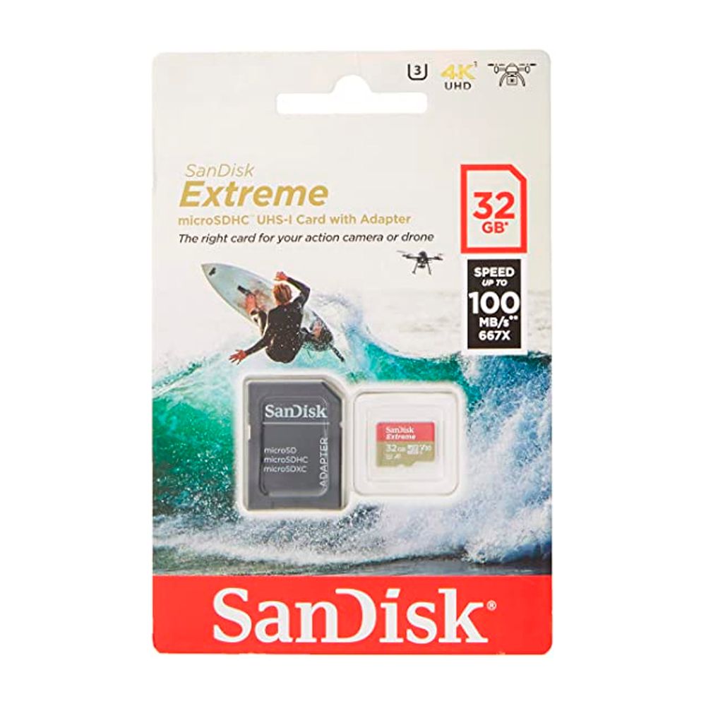 Memoria Sandisk Extreme de 32 GB - GoPro - Tienda oficial