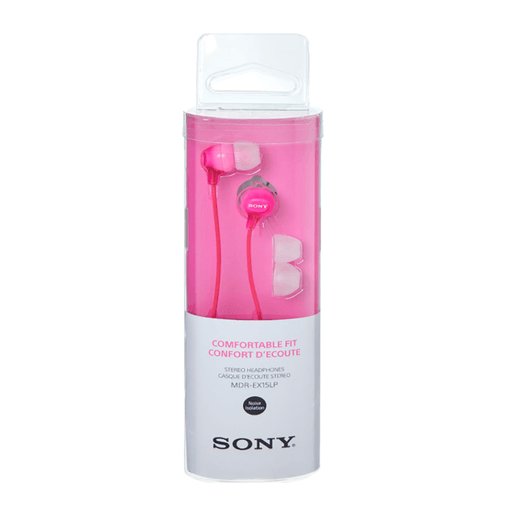 Auriculares Internos Sony Con Cable Mdr-ex15lp Rosa