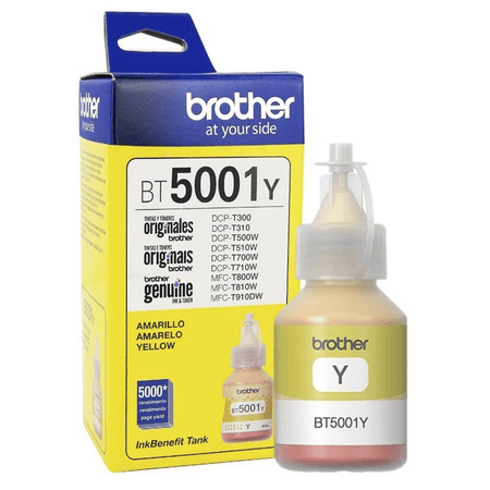 Botella de Tinta BROTHER BT5001Y Yellow