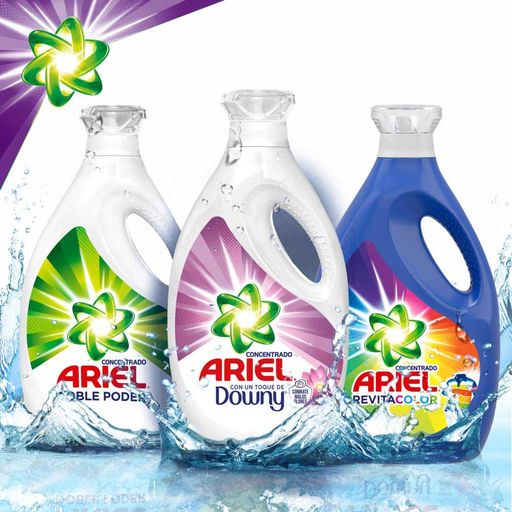 Comprar Detergente Líquido Concentrado Ariel Revitacolor Para Lavar Ropa  Blanca Y De Color - 5Lt
