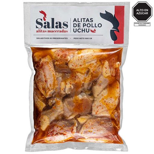 Alitas de Pollo Uchu SALAS Alitas Maceradas Bolsa 900g | plazaVea -  Supermercado