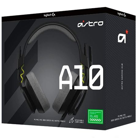 Audifonos Gamer Astro A10 Gen 2 PS4 PC XBOX Negro