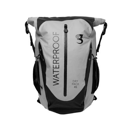 Paddler 45L Waterproof Backpack - Grey Black