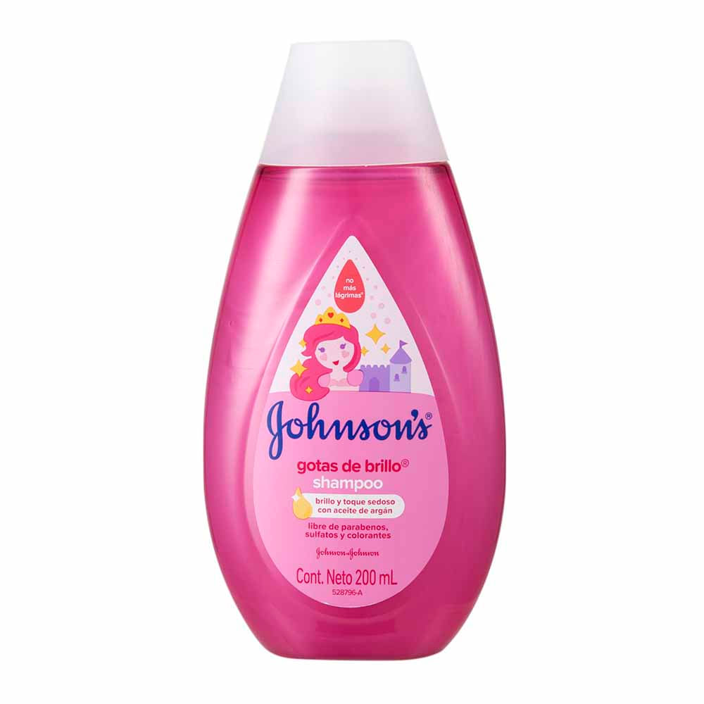 Shampoo para Bebé JOHNSON'S Gotas de Brillo Frasco 200ml