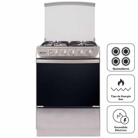KLIMATIC COCINA A GAS STELLARE + CAMPANA EXTRACTORA N5 60SS