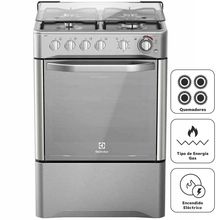 Cocina a Gas ELECTROLUX 4 Quemadores 52LPV Negro | plazaVea - Supermercado