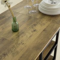 Mesa de Comedor Plegable Omán Marrón