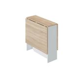 Mesa de Comedor Plegable Milessio Ventitas Peru Blanco